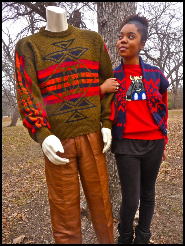 Vintage Pendleton High Grade Western Wear 'Indian Blanket' print wool sweater.  At our EBAY Store- $75 ... Ladies Pendleton Indian print cardigan .. vest...At our EBAY store - $42.99