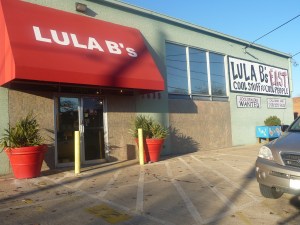 Lula B's East located at 2639 Main St. in the "deep Ellum" area of Dallas, Texas.